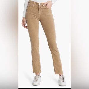 AG Adriano Goldschmeid Soft Brown Corduroy Pants